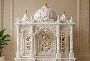 White marble temple