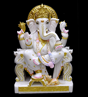 Ganesh Ji Marble Statue