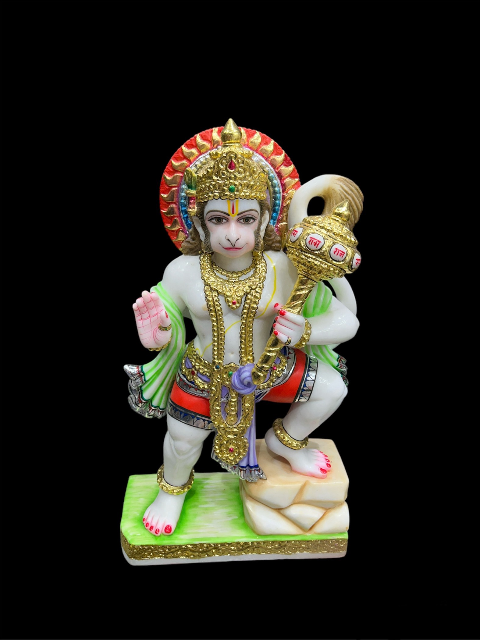Veer Hanuman with Gada Statue