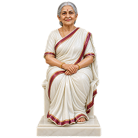 Elder Woman Statue