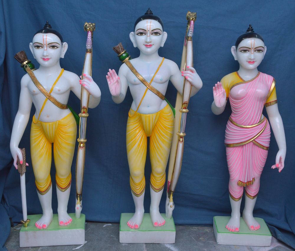 Colorful Ram Darbar Statue