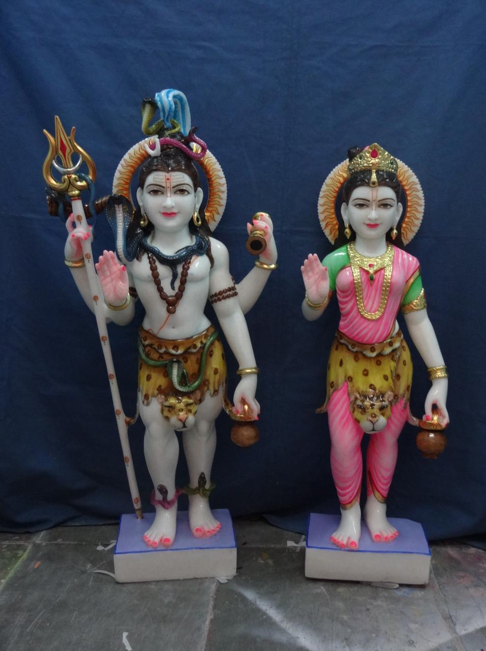 Mahadev Parvati Statue 1